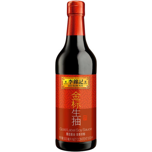 李锦记金标生抽500ml 商品图0