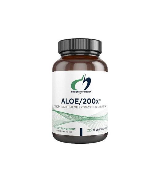 【超级芦荟浓缩胶囊 200:1浓缩工艺】 Aloe/200x 60粒 粘膜支持 200mg芦荟浓缩液 健康设计 DFH 商品图1