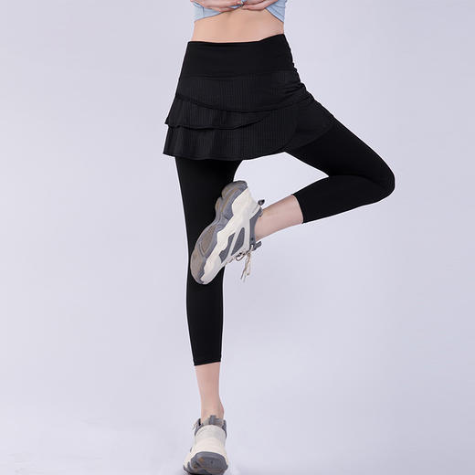 LUBCC 2021新款网球运动紧身九分裙裤（欧版） 商品图6