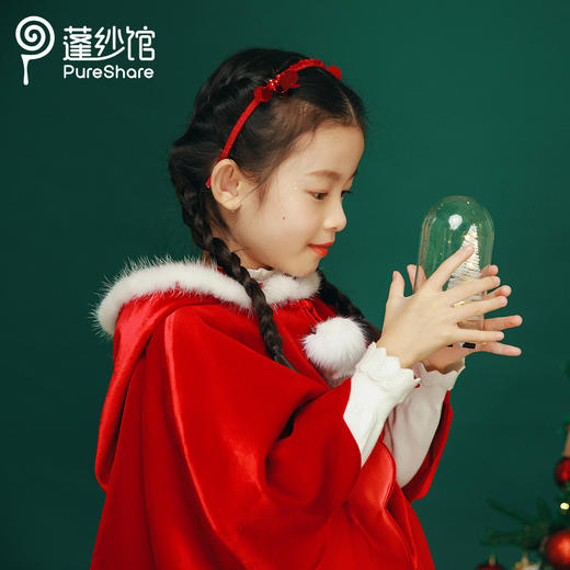 【云优选】pureshare  欢禧 女童连衣裙秋冬宝宝洋气圣诞公主裙小女孩卡通裙子女 商品图1