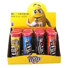 德芙m&m巧克力豆30.6克*12瓶
