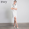 Ewy夏季时尚高端法式白色总裁正装白领连衣裙女士ol风 商品缩略图2