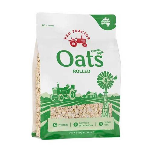 红色拖拉机 澳大利亚原粒燕麦片/亚麻籽燕麦片/奇亚麻籽燕麦片/速食燕麦片 500g/袋 商品图1