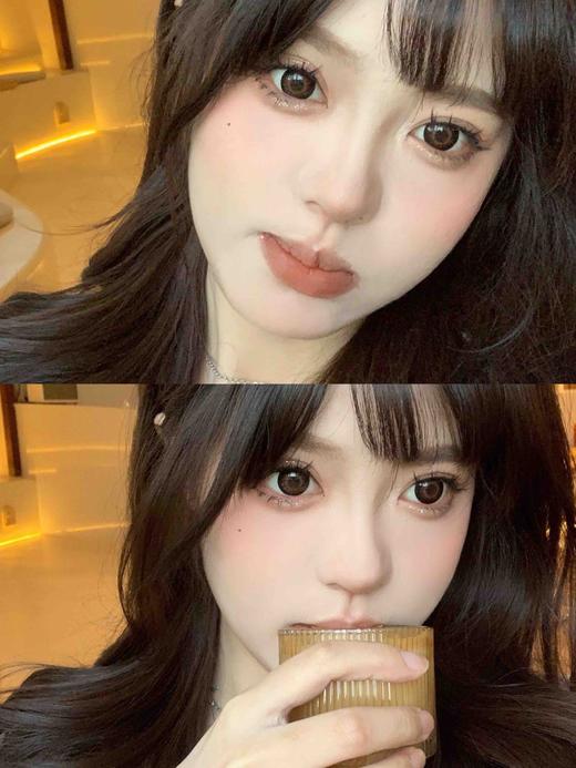 hushlens 年抛 枫糖玫瑰「529」猪蹄同款红黑美瞳买过恶魔棕的 枫糖玫瑰和恶魔棕长得一样 枫糖性价比更高大家可以自己斟酌 恶魔更适合敏感眼 商品图4