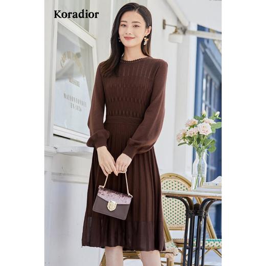 2楼Koradior服饰可可棕连衣裙（新百购） 商品图0