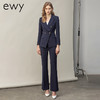 藏青色西服套装女英伦风时尚高端售楼部白领面试工作服职业装工装 商品缩略图0