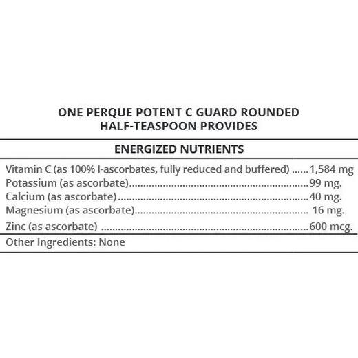 【高品质纯碱化维C粉】Perque C Guard 超高纯碱化VC粉末 不刺激肠胃 十秒速溶 矿物质螯合 不反酸高溶解 商品图2