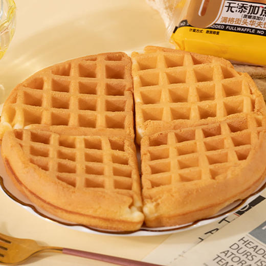【名媛下午茶】无蔗糖 街头华夫饼 满格 面包 早餐 饼干 西饼 无糖 360g/盒 包邮 商品图5