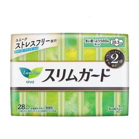 B1超市 【产地日本】花王乐而雅日用护翼卫生巾20.5cm 28片【超市好物】【生活纸品】