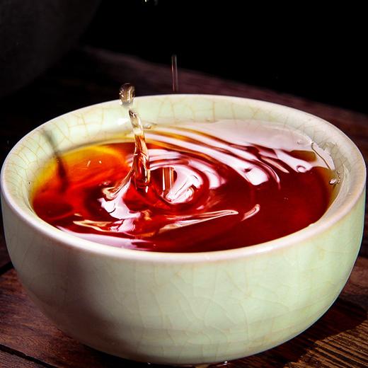 2020年吉顺号春茶 普洱茶生熟茶布朗山熟茶茶砖250g 商品图3