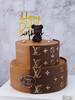 小熊巧克力翻糖定制款双层蛋糕 商品缩略图1