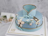 8寸高定款—浅蓝旗袍翻糖定制蛋糕（提前2天预订） 商品缩略图1