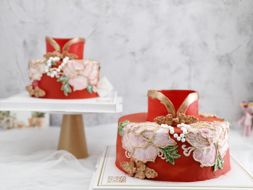 高定款-旗袍蛋糕，送女士，送妈妈（提前两天预定） 商品图2