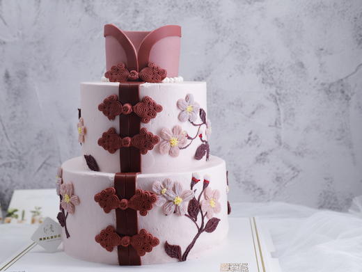 高定款—旗袍翻糖定制款式蛋糕（可做单层，提前2天定制）价格私信客服 商品图2