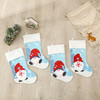 【圣诞装饰】-新款圣诞袜子礼物袋无脸老人印花袜子圣诞节装饰品 商品缩略图2