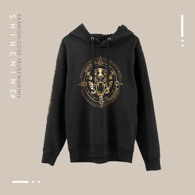 E19W51MKD099咆哮虎面帽衫套头卫衣