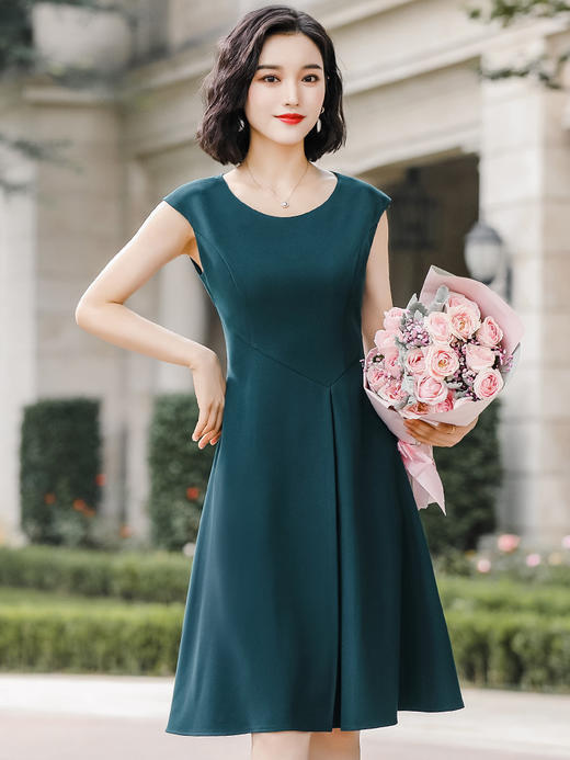 XZ-HYN1359新款时尚气质修身小西服外套背心裙职业两件套 商品图4