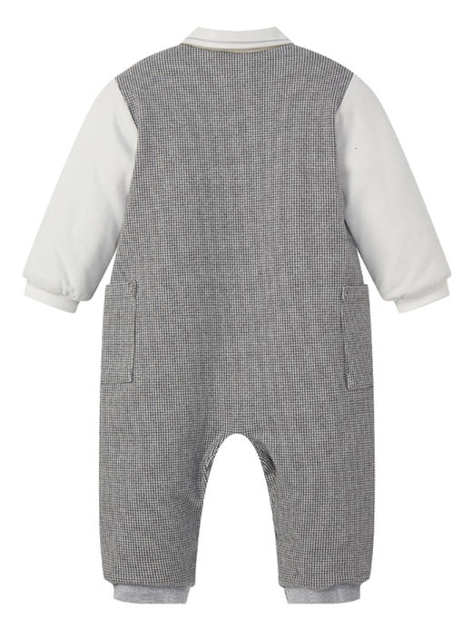 丽婴房-童衣类（冬）E1连身装\游戏裤9_银灰 商品图1