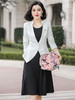 XZ-HYN1359新款时尚气质修身小西服外套背心裙职业两件套 商品缩略图1