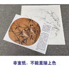 【有步骤、大彩图】李晓明工笔画白描底稿圆形小品《临宋白头丛竹图》白头翁竹子初学者临摹花鸟线稿KC26 商品缩略图2