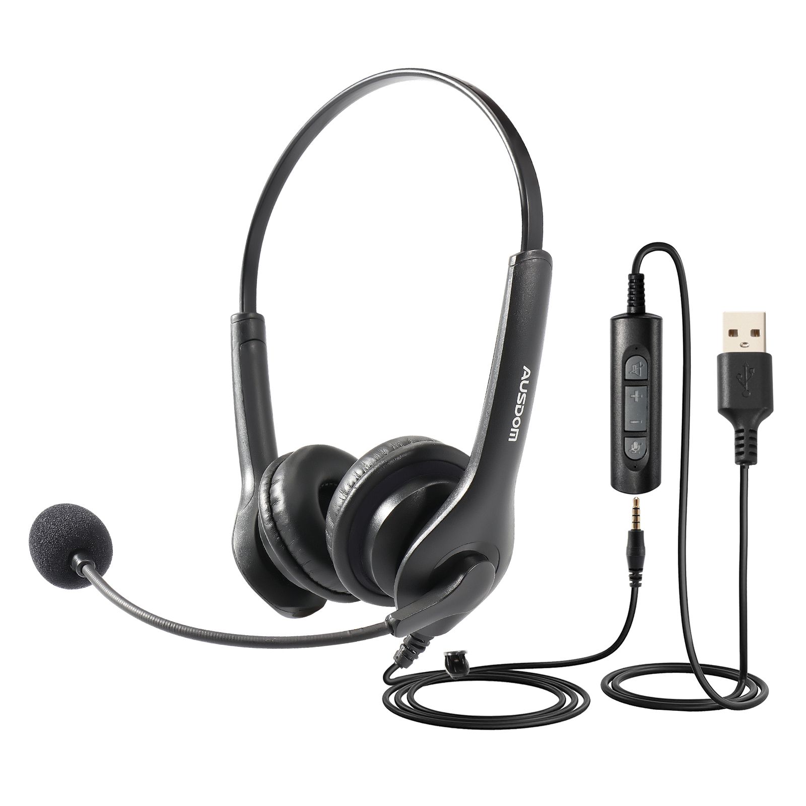 Plantronics usb best sale headset with microphone