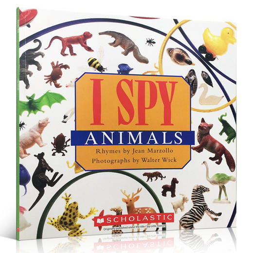 英文原版绘本 I Spy Animals / Letters /Numbers 动物 / 字母 / 数字 视觉大发现 美国英语益智游戏书 商品图1