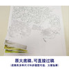 【有步骤、大彩图】李晓明工笔画白描底稿斗方《野鸭凤眼莲》临摹勾线花鸟线稿KB31 商品缩略图1