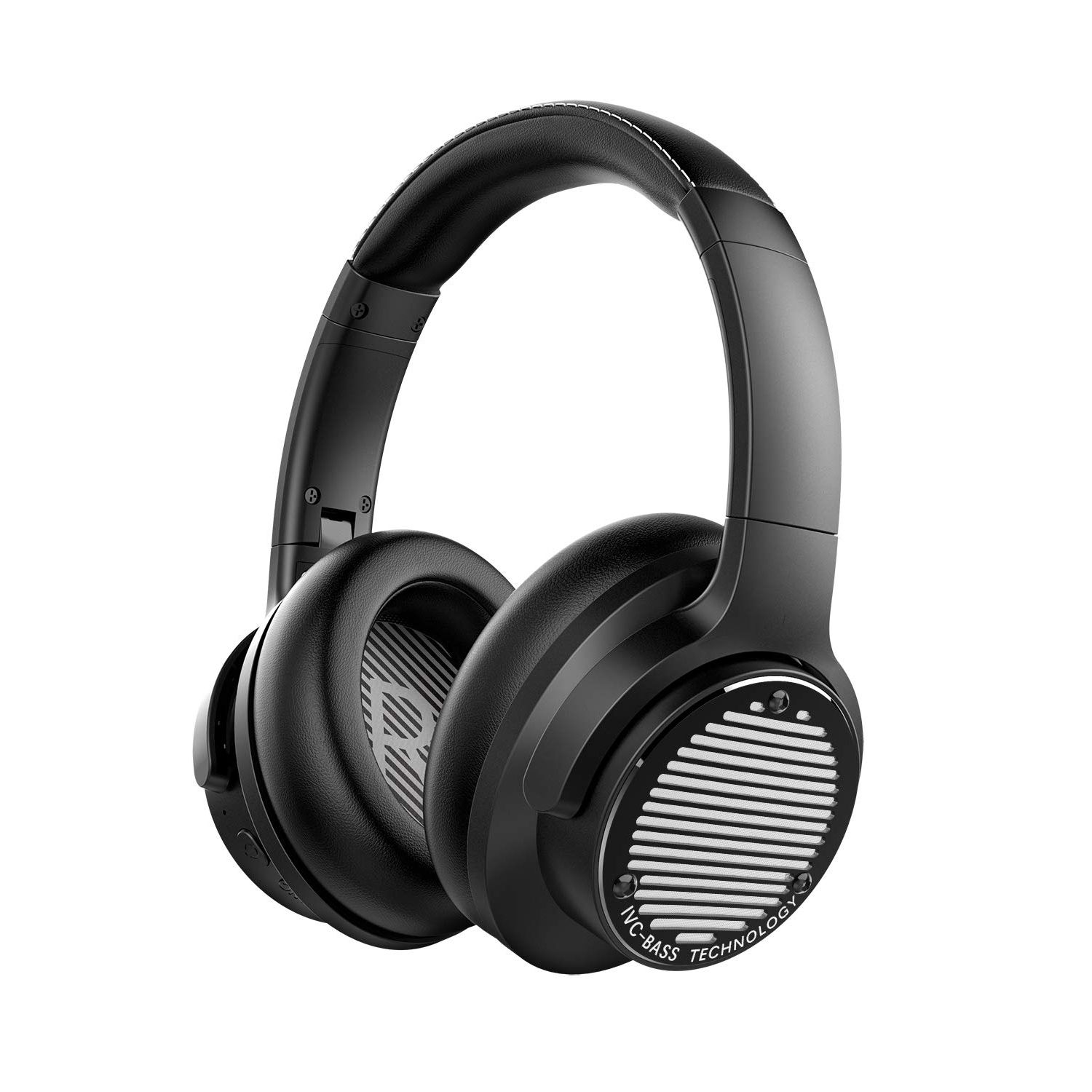 AUSDOM BASS ONE Noise Cancelling Headphones, 50 Hrs Playtime Wireless