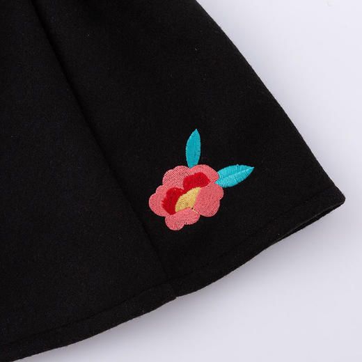 贝贝怡儿童汉服童装汉服公主裙娃娃领秋冬款洋气舒适保暖喜庆 商品图8