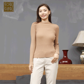 宗洋半高领套头修身针织衫BDK3TB7972-75