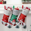 【日用百货】-圣诞节装饰用品无脸娃娃袜子礼物袋圣诞树老人挂件礼品袋 商品缩略图0