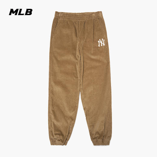 MLB男女运动长裤宽松运动灯芯绒潮梭织裤21年秋季新款3AWP12014 商品图1