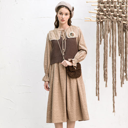 famecoco范可儿套装裙冬两件套休闲时尚套装F218EA003 商品图2