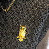 北京仓｜KJL-Crystal Owl-猫头鹰 水晶 胸针［美国设计师］ 商品缩略图3