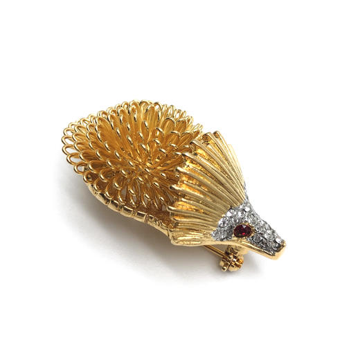 北京仓｜KJL-Crystal Hedgehog-刺猬 水晶 胸针［美国设计师］ 商品图2