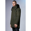 MOOSE KNUCKLES 男士金属驼鹿指关节徽标绗缝连帽羽绒服 军绿色 M31MP221 179 商品缩略图0