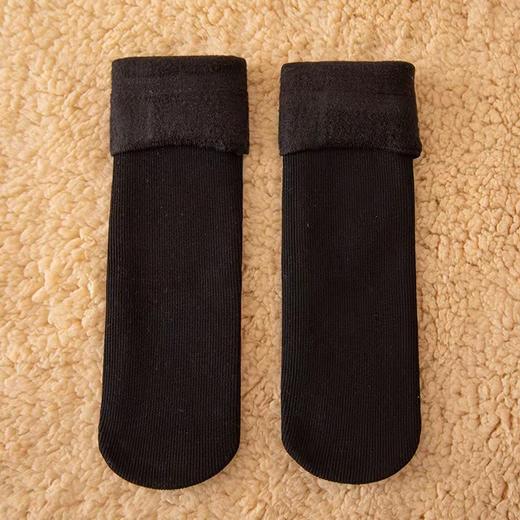 【5双装 行走中的“暖宝宝”】袜子女冬季加绒加厚雪地袜蓄热保暖堆堆袜情侣中筒袜月子地板袜 商品图5