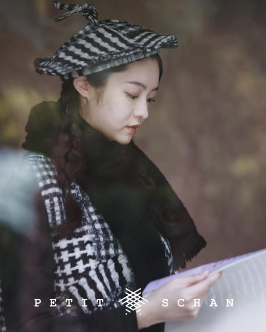 PETIT SCHAN小闪 #032 Tiny bud 小荷尖尖 日本进口纯羊毛面料设计款法式画家帽 商品图7