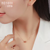 MEMORA诗普琳玫瑰色18K金原点双环套链环环相扣项链KN279301 商品缩略图4