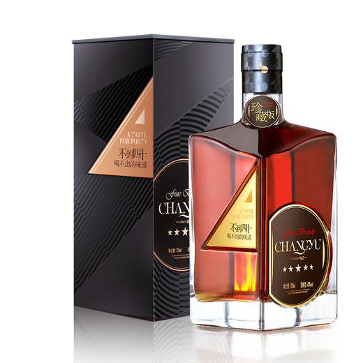 [洋酒]张裕珍藏版金奖五星白兰地40度700ml不到四十喝不出的味道洋酒 商品图0