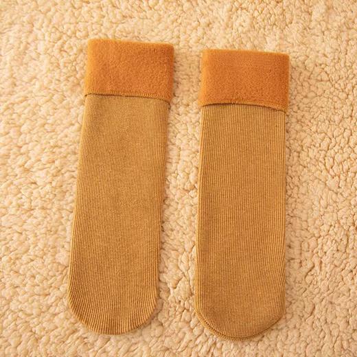【5双装 行走中的“暖宝宝”】袜子女冬季加绒加厚雪地袜蓄热保暖堆堆袜情侣中筒袜月子地板袜 商品图8
