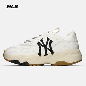 MLB	休闲鞋男鞋女鞋2021秋季新款NY厚底鞋子老爹鞋运动鞋3ASHC601N