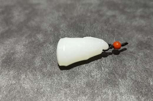 【御珠宫坊】羊脂白玉竹节挂件 商品图2