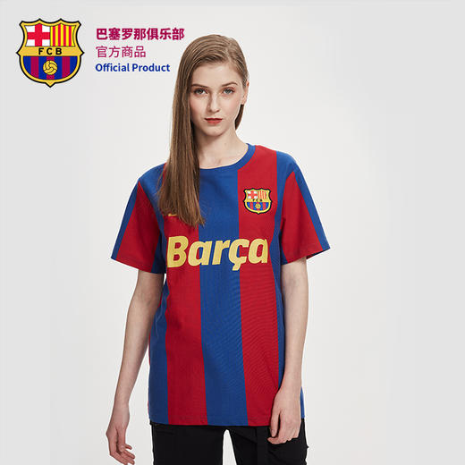 巴塞罗那足球俱乐部官方商品丨巴萨球迷球衣T恤 德容印号签名 商品图4