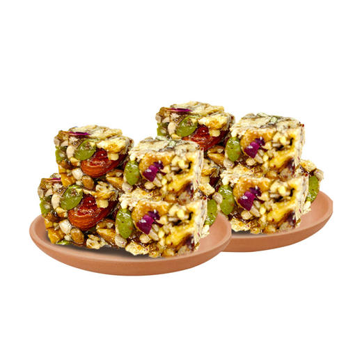 疆小萃新疆纯手工玫瑰花味切糕 新疆特产坚果糕点 商品图4