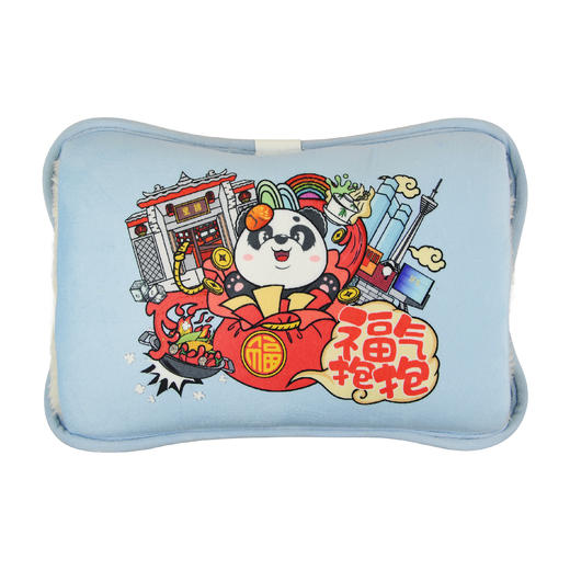 彩虹电热暖手宝（舒适增厚暖手套） 【粉色、蓝色】 商品图4