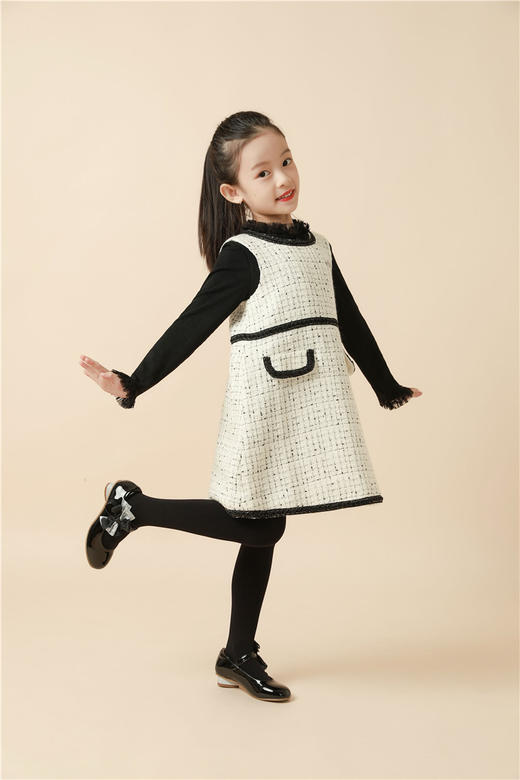 非质量问题不退换哦~pureshare蓬纱馆编织星光连衣裙公主裙女童连衣裙秋冬 商品图1