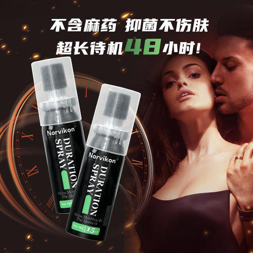 【保密发货】美国原装进口Norvikon延时抑箘喷雾纳米级覆盖久到离谱让你做时间的主人 商品图1