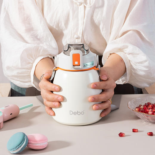 Debo德铂艾薇304不锈钢保温杯潮流爆款大肚杯 商品图2