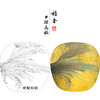 【有步骤、大彩图】李晓明工笔画白描底稿小品《蚱蜢棕榈》初学者临摹花鸟线稿KB37 商品缩略图0